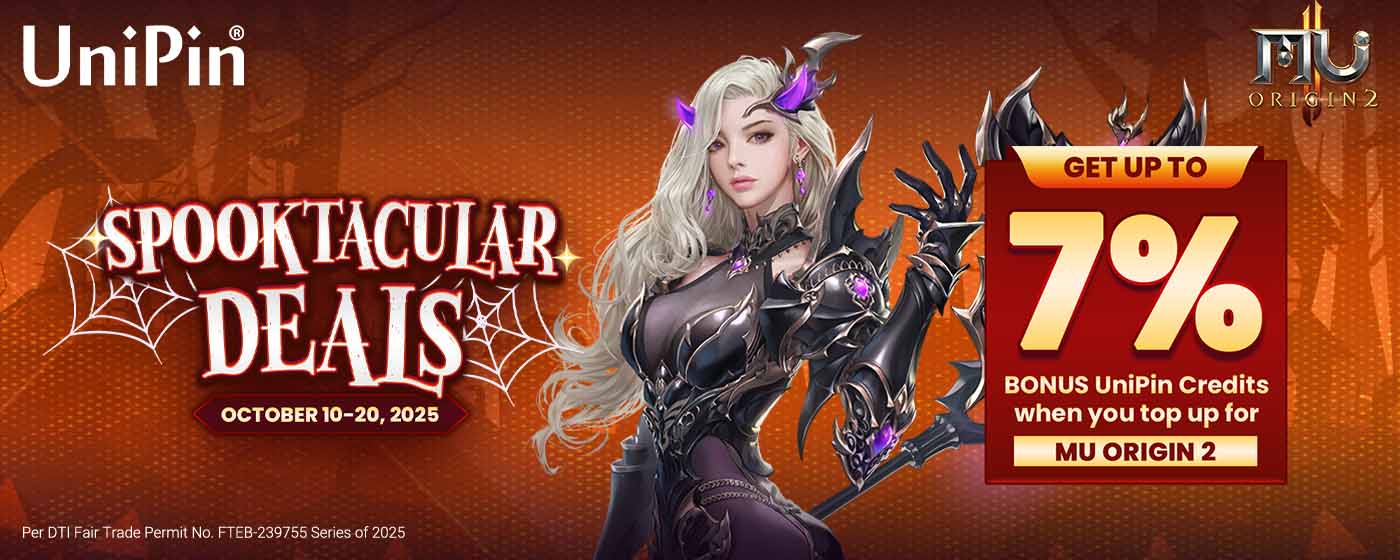Spooktacular Deals: MU Origin 2 (PH)